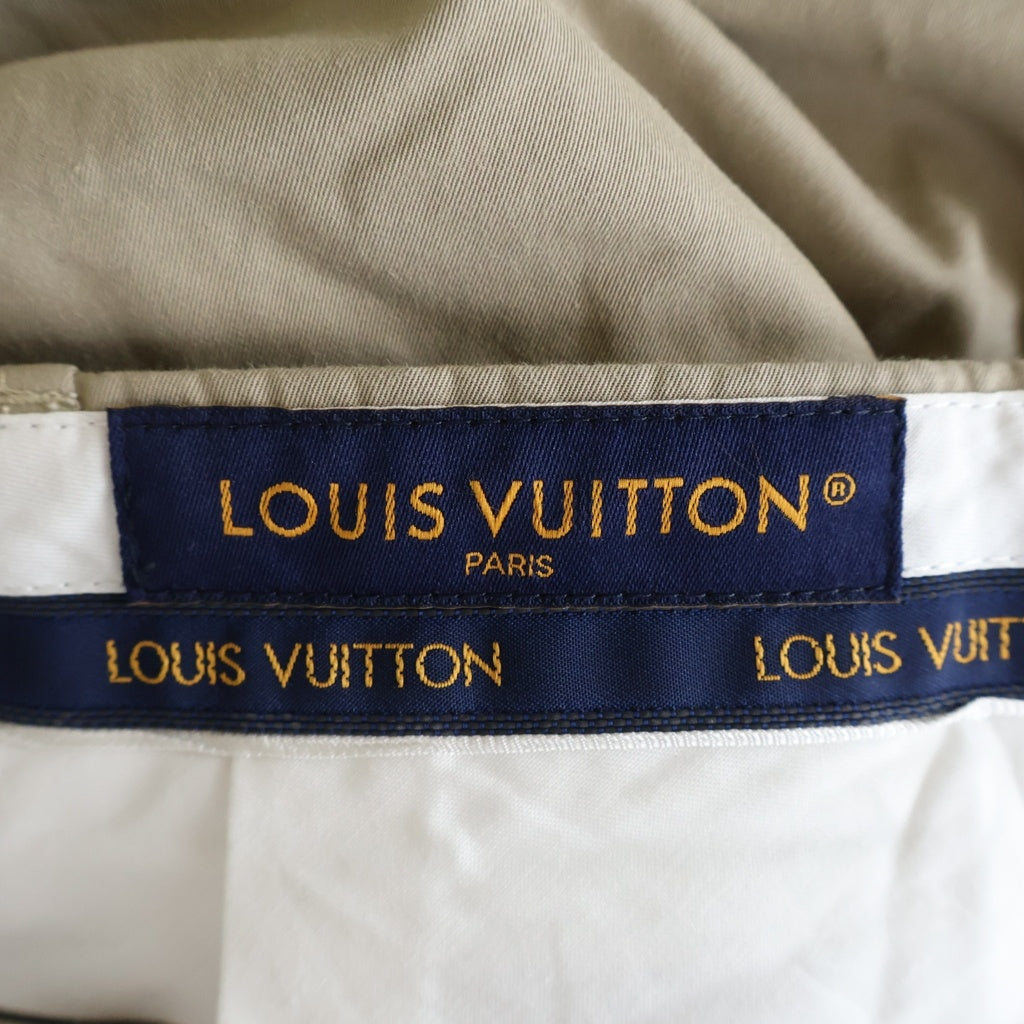 LOUIS VUITTON(ルイヴィトン) モノグラムポケット シグネチャーカーゴパンツ ベージュ #46 RM262ME L04 HVP40W