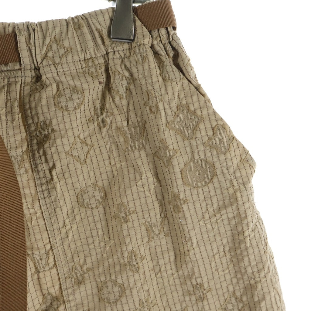 LOUIS VUITTON(ルイヴィトン) モノグラム リップストップ ショーツ ハーフパンツ ブラウンベージュ RM262MM 822 HVP03W