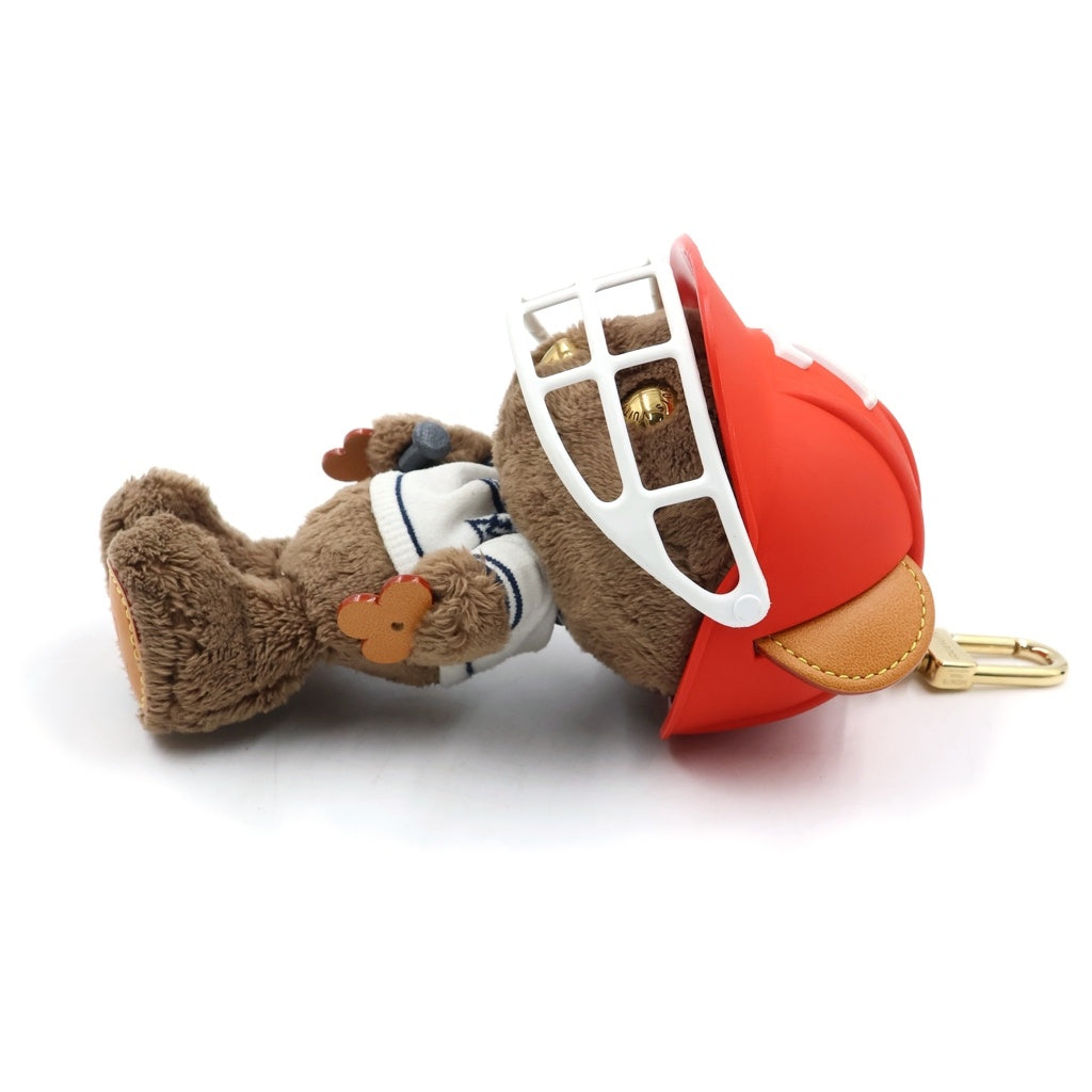 LOUIS VUITTON(ルイヴィトン) バックチャーム LVルイ ベア クリケット バッグチャーム マスコット キーホルダー ブラウン M03678 ゴールド金具 レディース