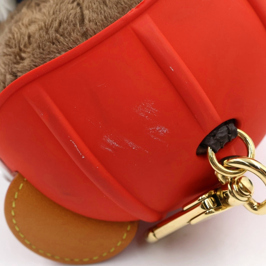 LOUIS VUITTON(ルイヴィトン) バックチャーム LVルイ ベア クリケット バッグチャーム マスコット キーホルダー ブラウン M03678 ゴールド金具 レディース