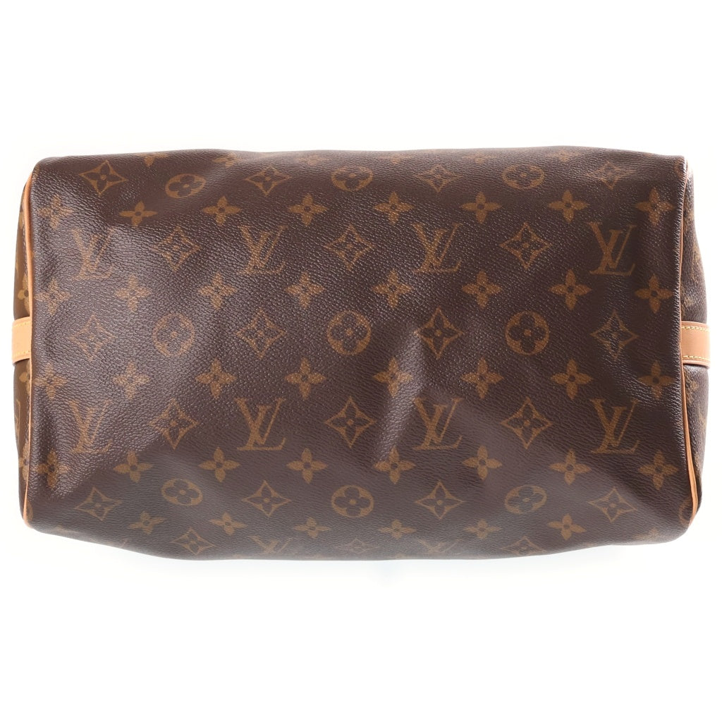 LOUIS VUITTON(ルイヴィトン) モノグラム キーポルバンドリエール30 2WAYハンドバッグ ショルダーバッグ ブラウン レザー×PVC M41112 ゴールド金具 レディース