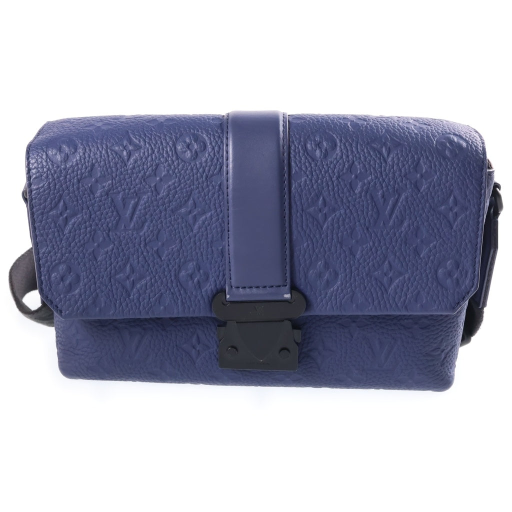 LOUIS VUITTON(ルイヴィトン) モノグラム トリヨン Sケープ メッセンジャー レザー ショルダーバッグ ネイビー M11692