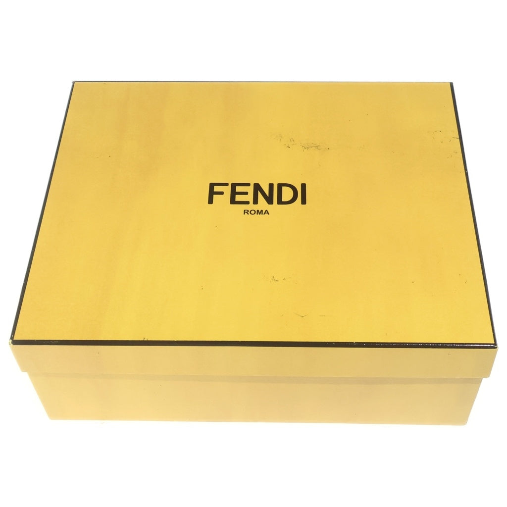 FENDI(フェンディ) フラワースリッポンスニーカー ナッパレザー ブラック 8E600637 レディース
