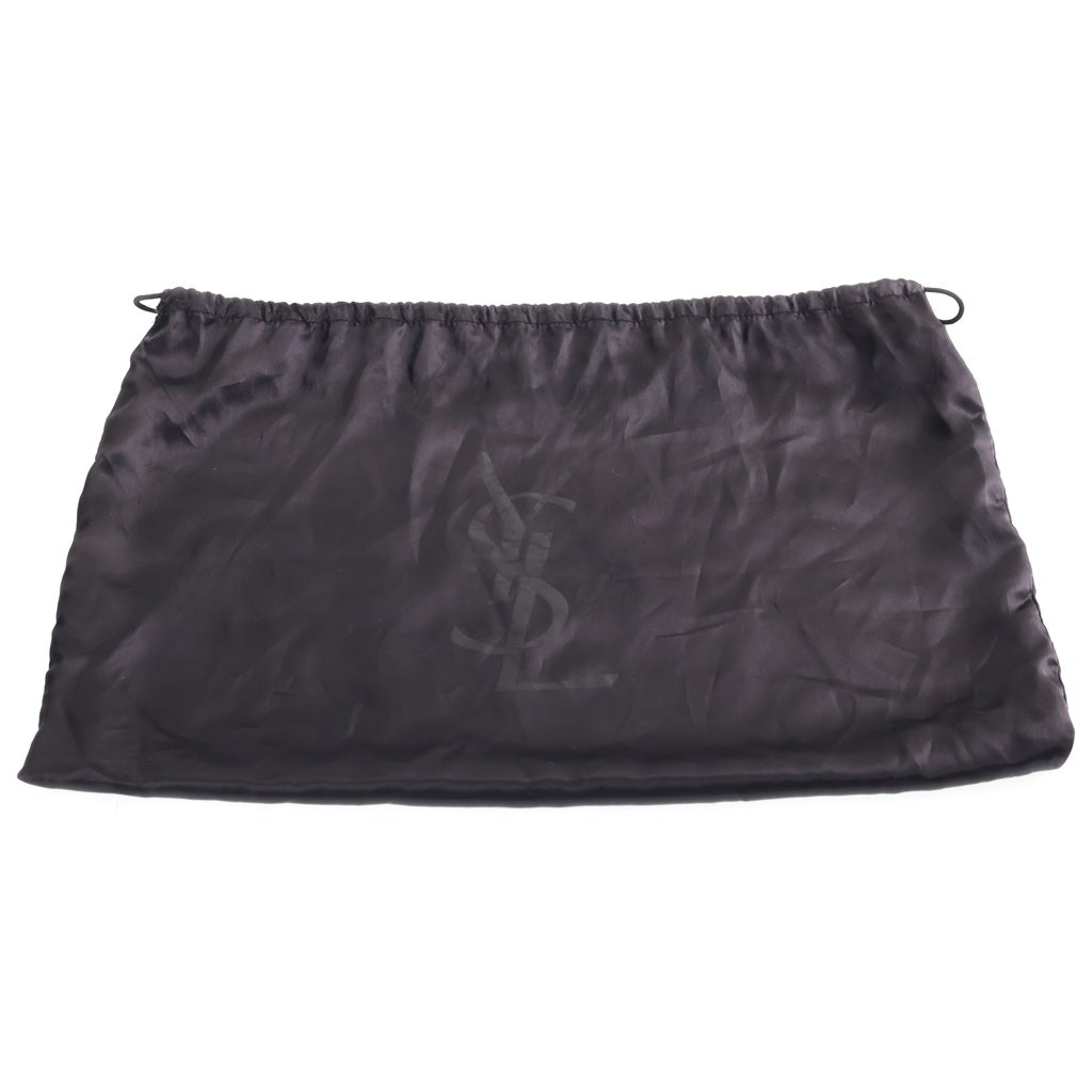 SAINT LAURENT PARIS(サンローランパリ) リヴゴーシュ ハンドバッグ ベージュ スエード×レザー シルバー金具 レディース