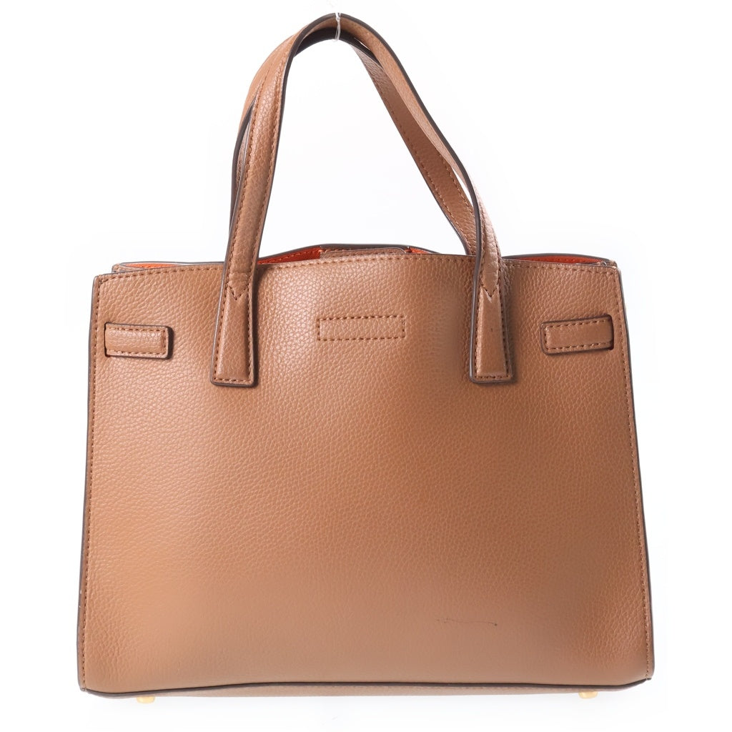 TORY BURCH(トリー バーチ) ウォーカー 2wayハンドバッグ ショルダーバッグ ブラウン×レッド レザー レディース