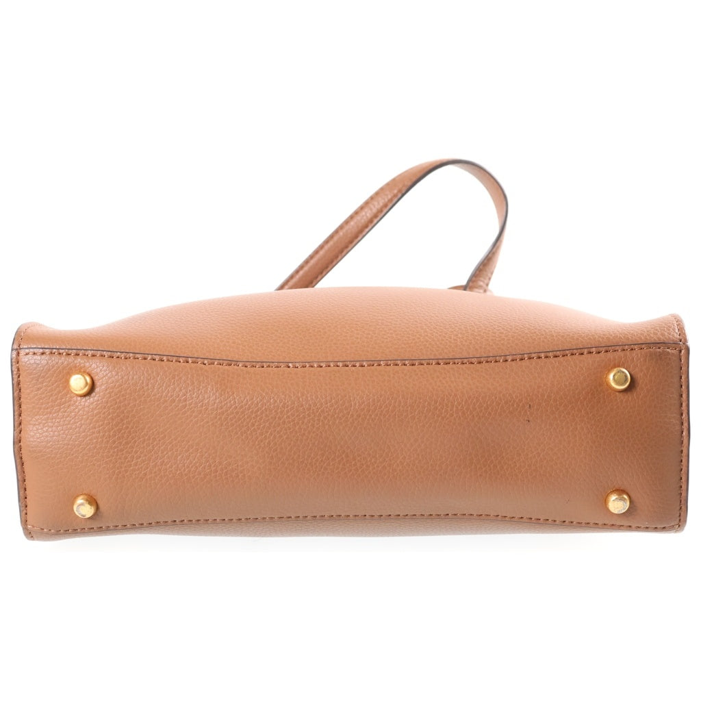 TORY BURCH(トリー バーチ) ウォーカー 2wayハンドバッグ ショルダーバッグ ブラウン×レッド レザー レディース
