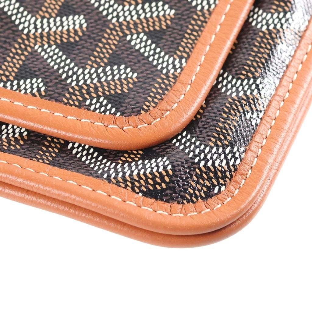 GOYARD(ゴヤール) プリュメ ショルダーバッグ ミニバッグ レザー シルバー金具 レディース