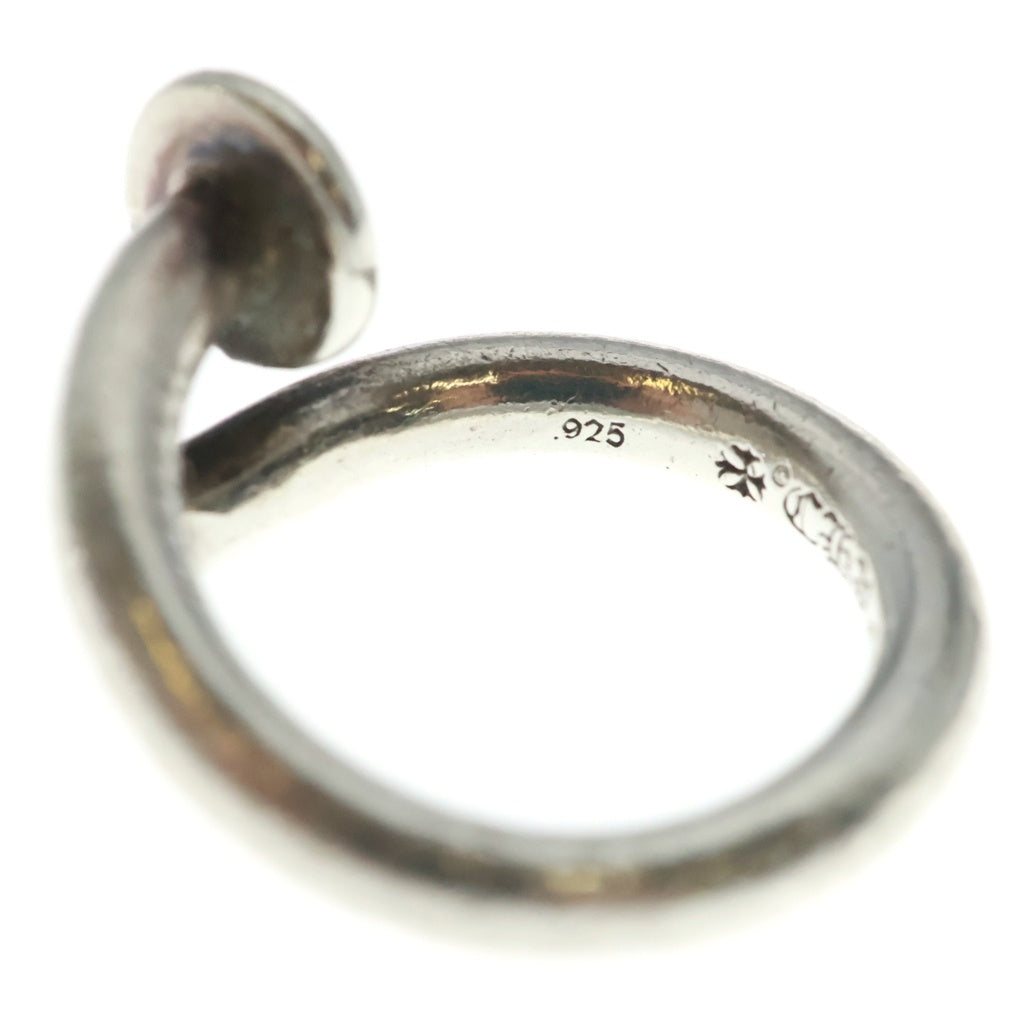 CHROME HEARTS(クロムハーツ) NAIL CRSBALL ネイル クロスボール リング シルバー BCA349
