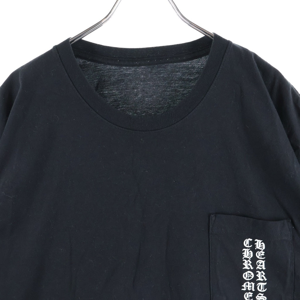 CHROME HEARTS(クロムハーツ) 東京限定スクロールラベルポケットTシャツ カットソー ブラック