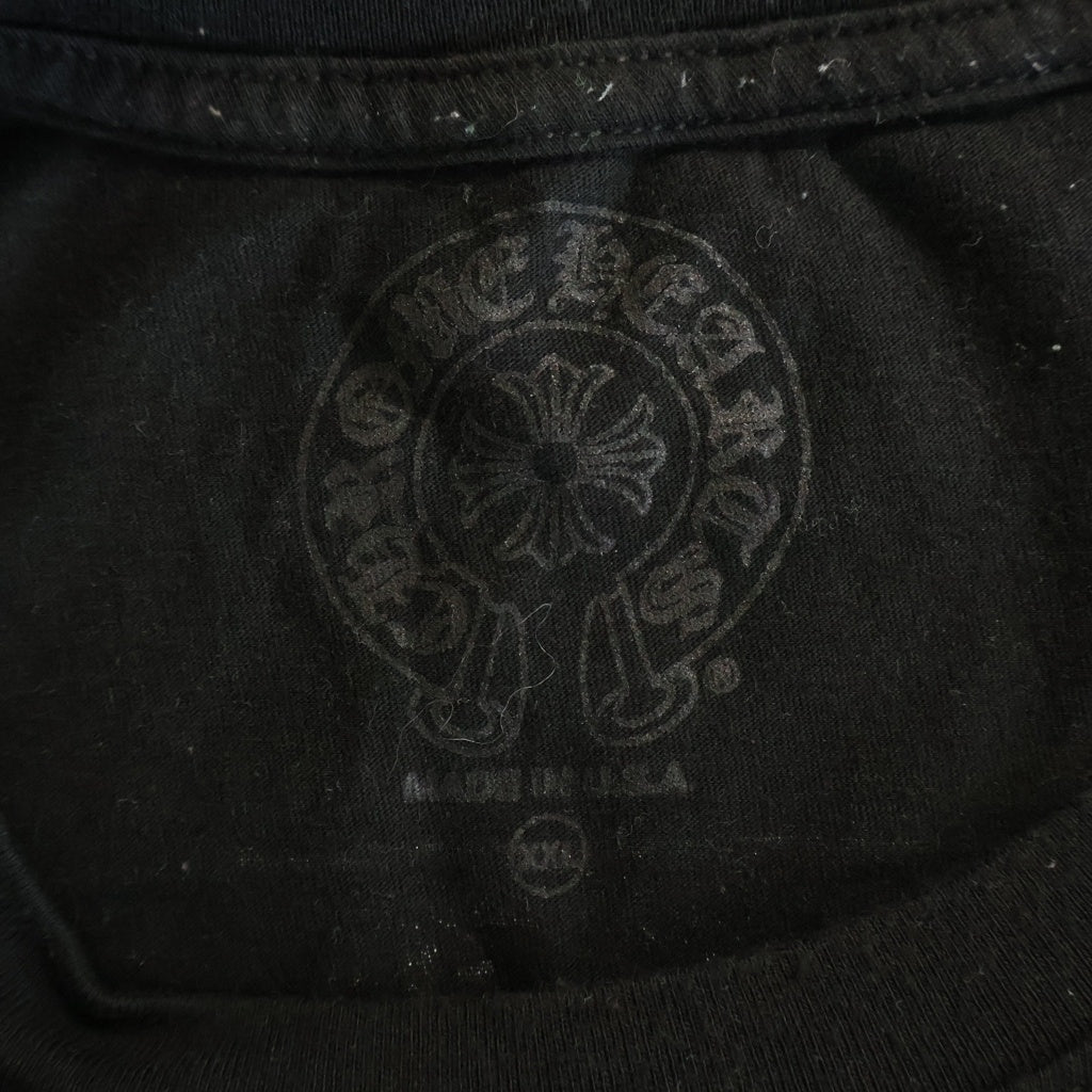 CHROME HEARTS(クロムハーツ) 東京限定スクロールラベルポケットTシャツ カットソー ブラック