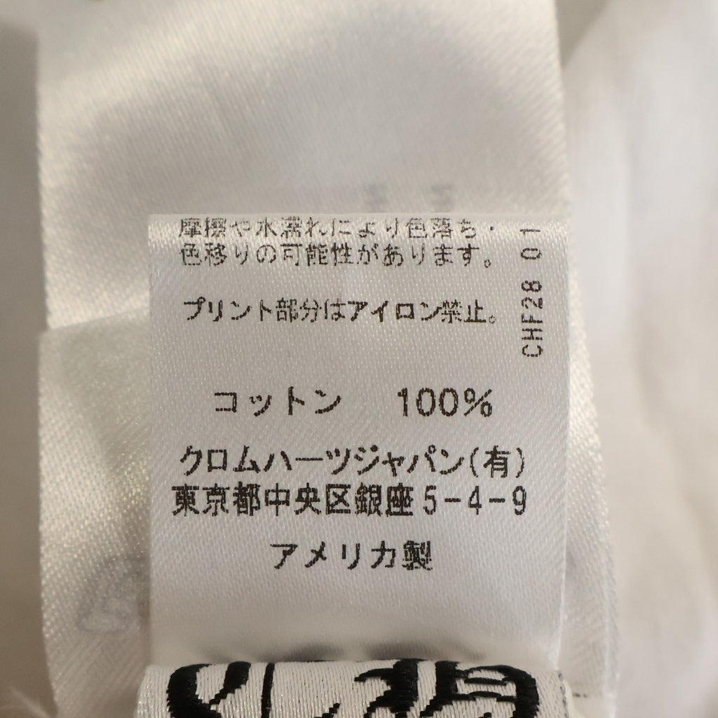 CHROME HEARTS(クロムハーツ) 東京限定スクロールラベルポケットTシャツ カットソー ホワイト
