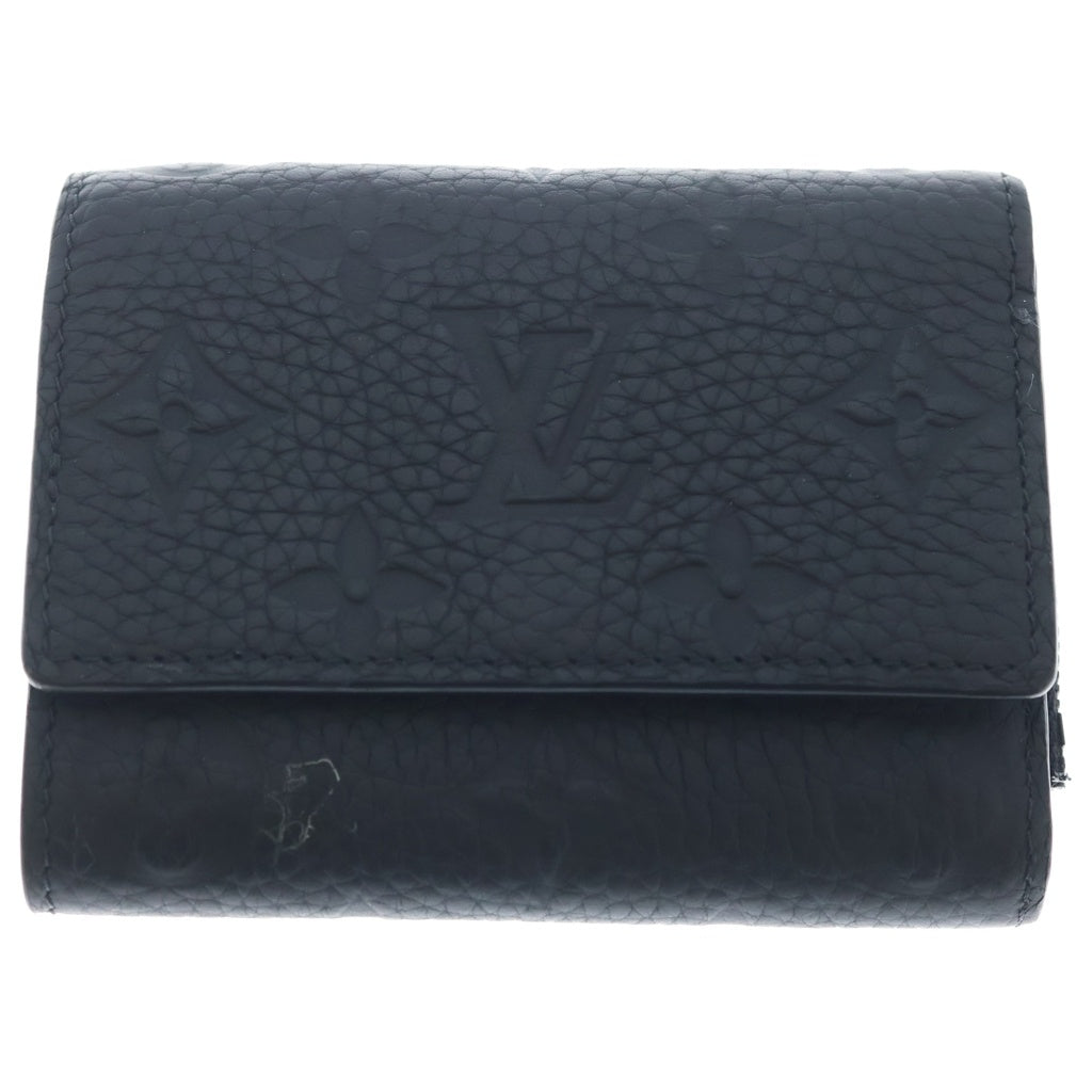 LOUIS VUITTON(ルイヴィトン) ポルトフォイユ パイロット モノグラム トリヨンレザー コンパクトウォレット 三つ折り財布 ブラック M82556