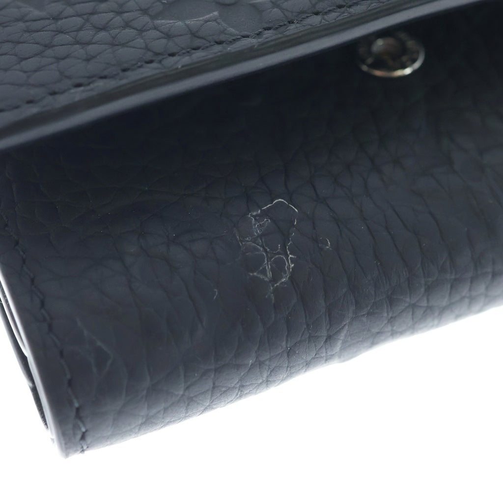 LOUIS VUITTON(ルイヴィトン) ポルトフォイユ パイロット モノグラム トリヨンレザー コンパクトウォレット 三つ折り財布 ブラック M82556
