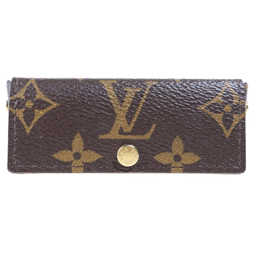LOUIS VUITTON(ルイヴィトン) モノグラム ポシェット リヴェットPM PVC レザー リップケース 印鑑ケース マルチケース ポーチ ブラウン M61473 レディース