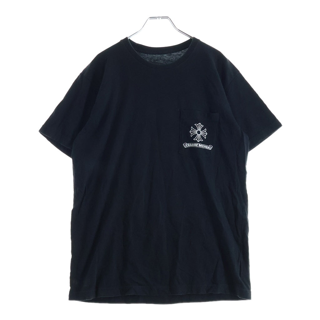 CHROME HEARTS(クロムハーツ) アーチロゴ ダガープリント 半袖Tシャツ ブラック #L