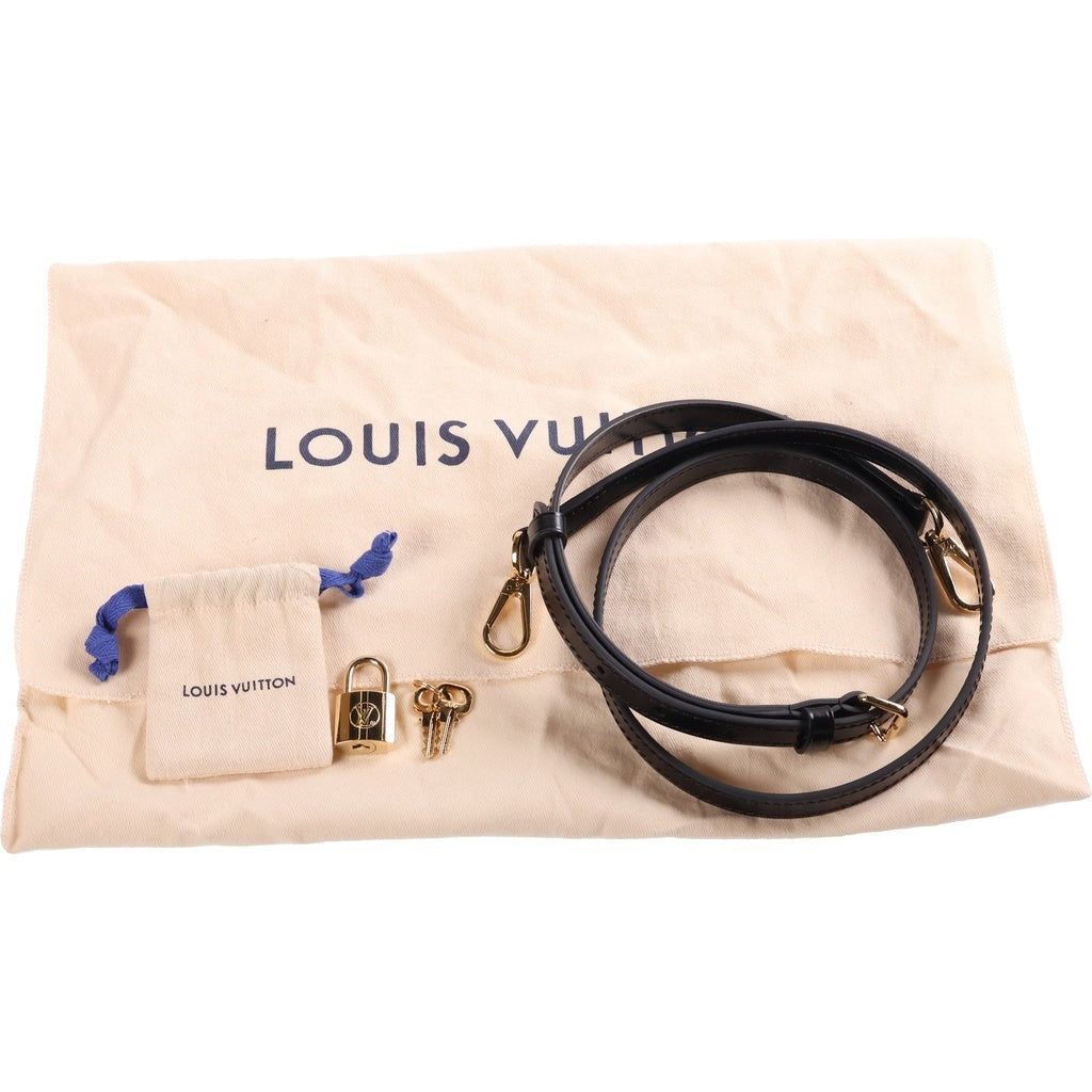 LOUIS VUITTON(ルイヴィトン) モノグラムリバース カンヌ 2WAYハンドバッグ ショルダーバッグ バニティ ブラウン×ブラック レザー×PVC M43986 ゴールド金具 レディース