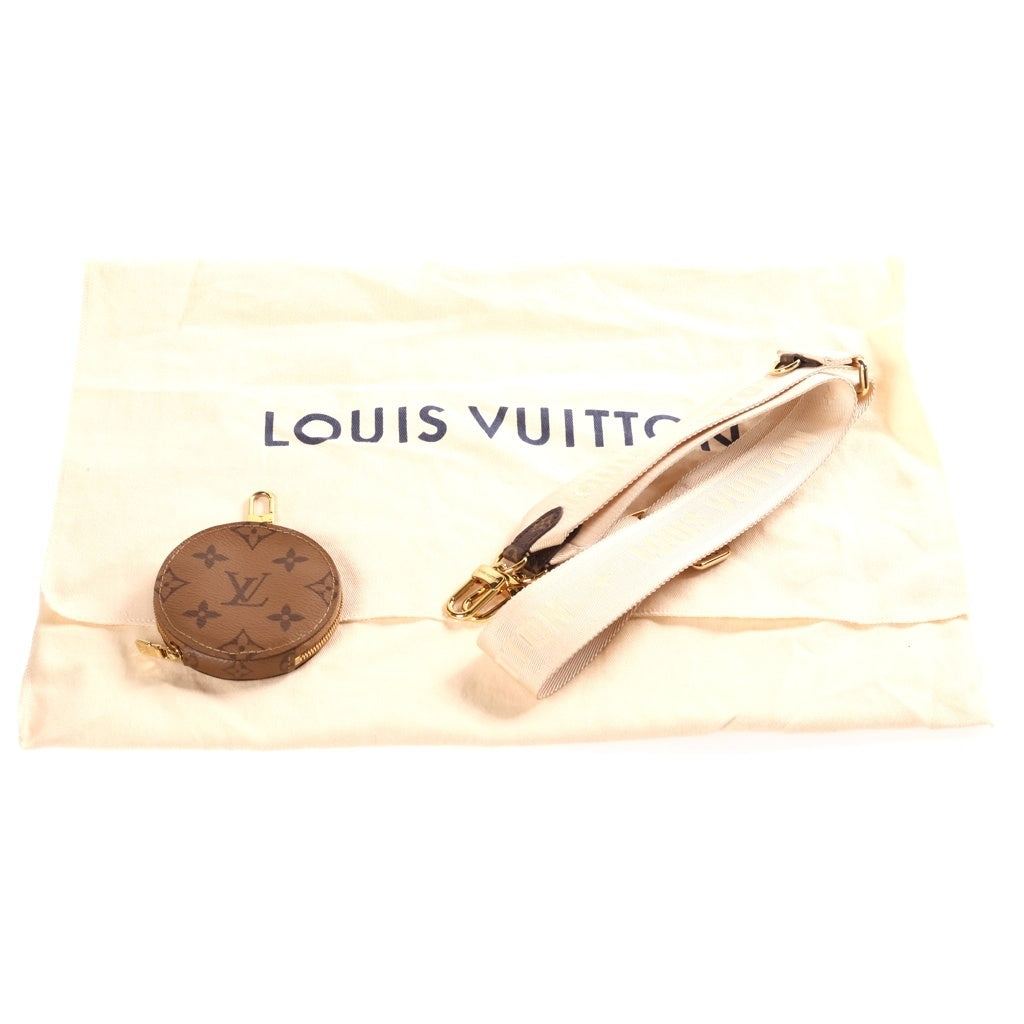 LOUIS VUITTON(ルイヴィトン) モノグラムジャイアント オンザゴーPM 2WAYハンドバッグ ショルダーバッグ ブラウン レザー M46373 ゴールド金具 レディース