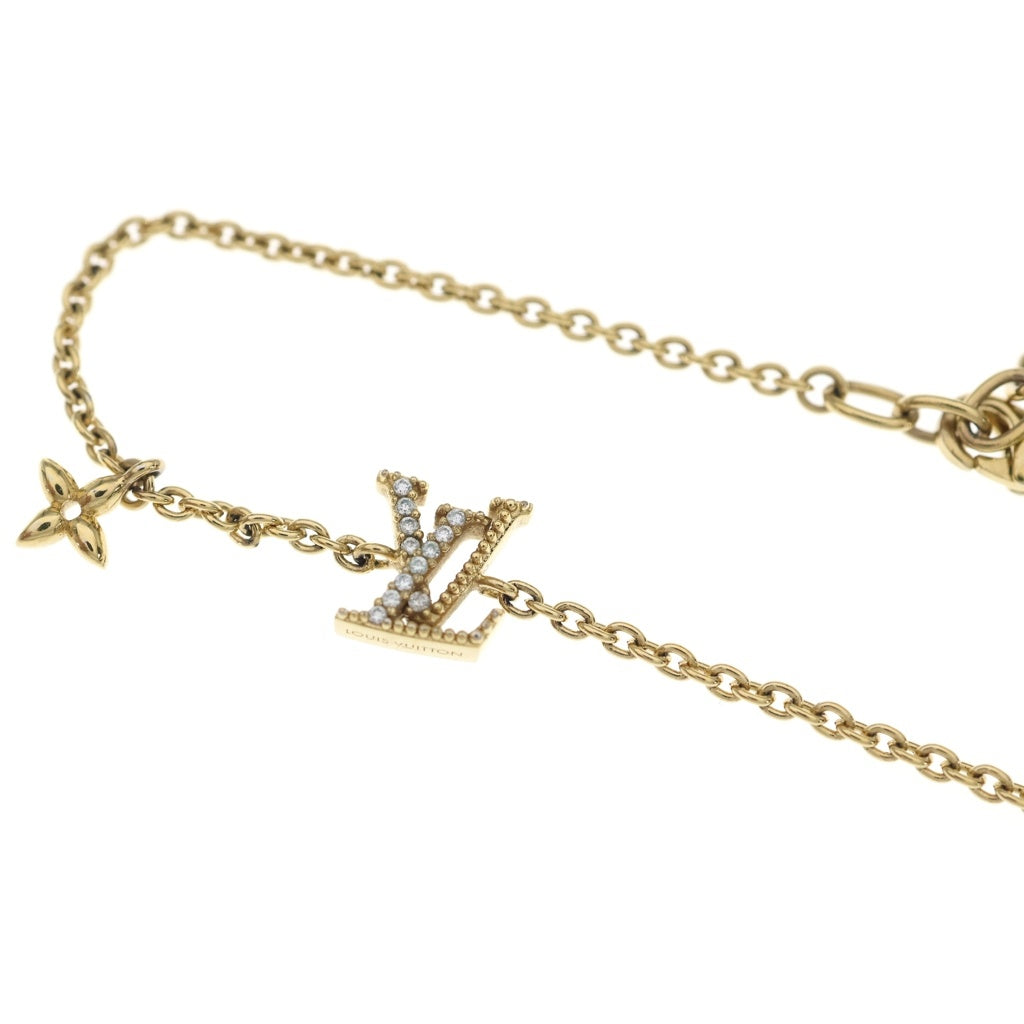 LOUIS VUITTON(ルイヴィトン) ブレスレット LV アイコニック ラインストーン ゴールド M00587 レディース