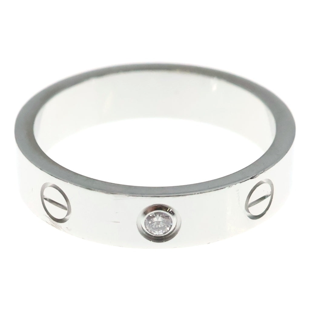 Cartier(カルティエ) ミニラブ 1PDダイヤ リング ホワイトゴールド Au750WG #52