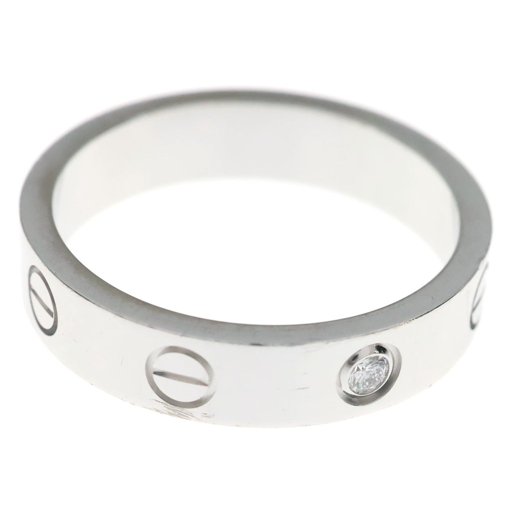 Cartier(カルティエ) ミニラブ 1PDダイヤ リング ホワイトゴールド Au750WG #52