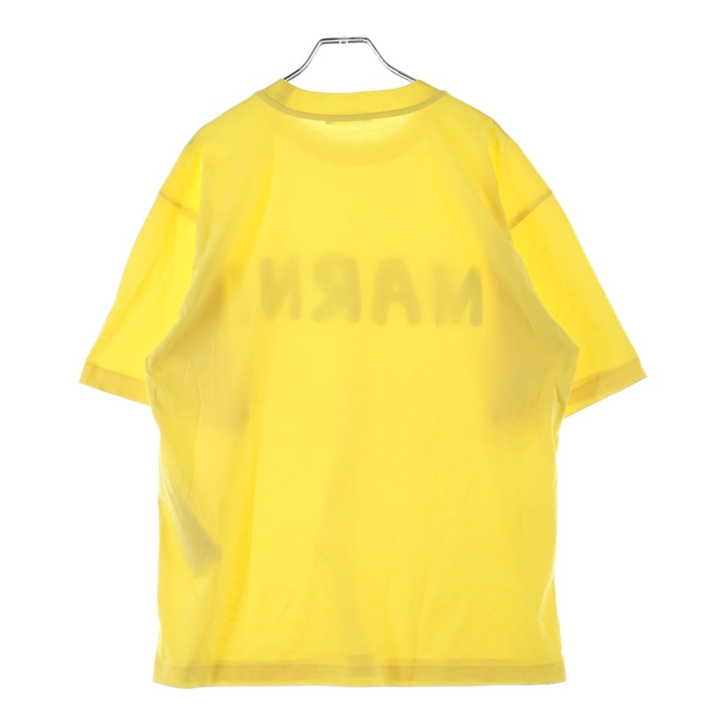 MARNI(マルニ) 24SS LOGO S/S TEE フロントロゴ 半袖Tシャツ カットソー コットン イエロー THJET49EPH