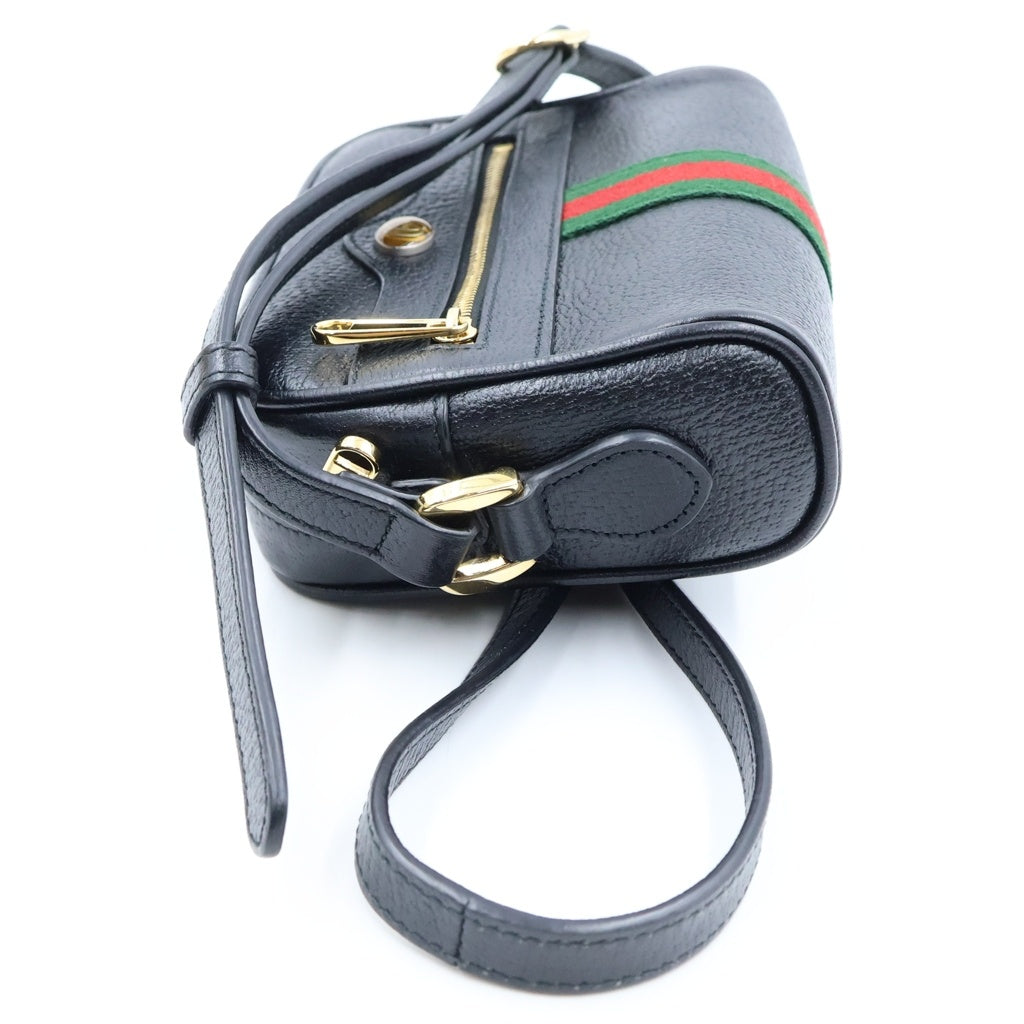GUCCI(グッチ) オフィディア ショルダーバッグ シェリーライン レザー ブラック 719885 レディース