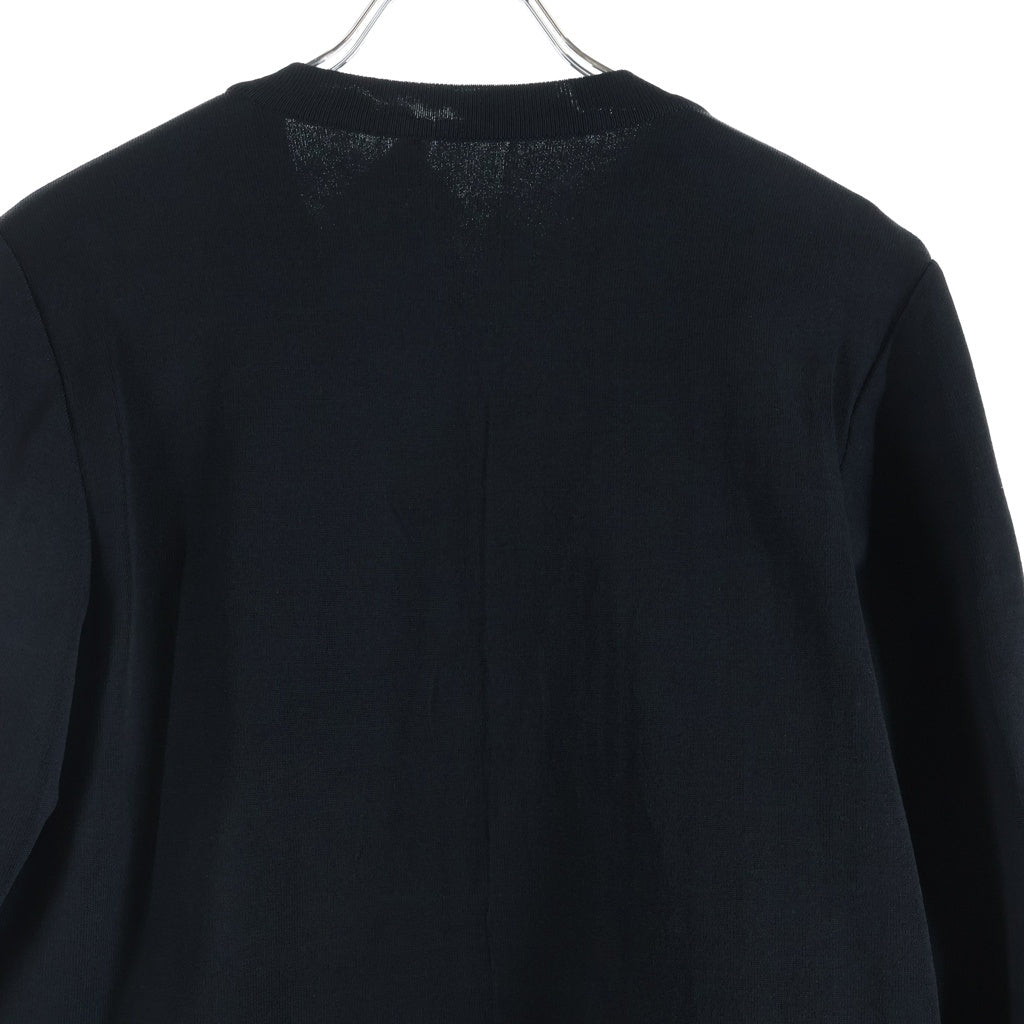 CELINE(セリーヌ) スパンコール ノーカラージャケット ノースリーブニットワンピース ブラック レディース