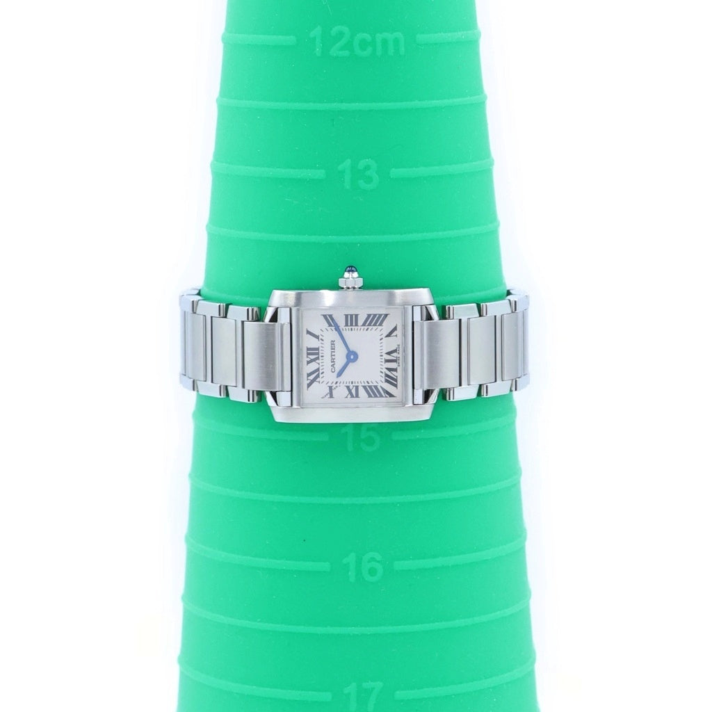 Cartier(カルティエ) タンクフランセーズSM 白文字盤 ステンレス クォーツ SS/QZ W51008Q3 腕時計 レディース