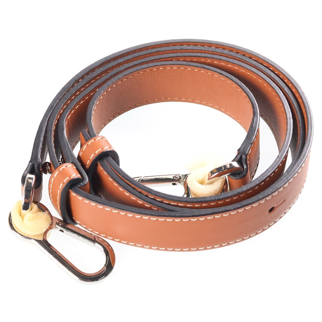 LOEWE(ロエベ) ラージ 2WAYハンドバッグ ショルダーバッグ ブラウン レザー シルバー金具 レディース