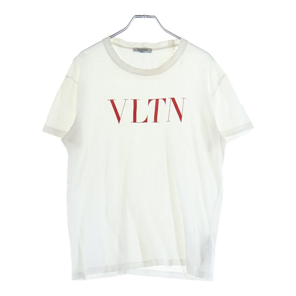 VALENTINO(ヴァレンティノ) ロゴ プリント Tシャツ 半袖 コットン ホワイト