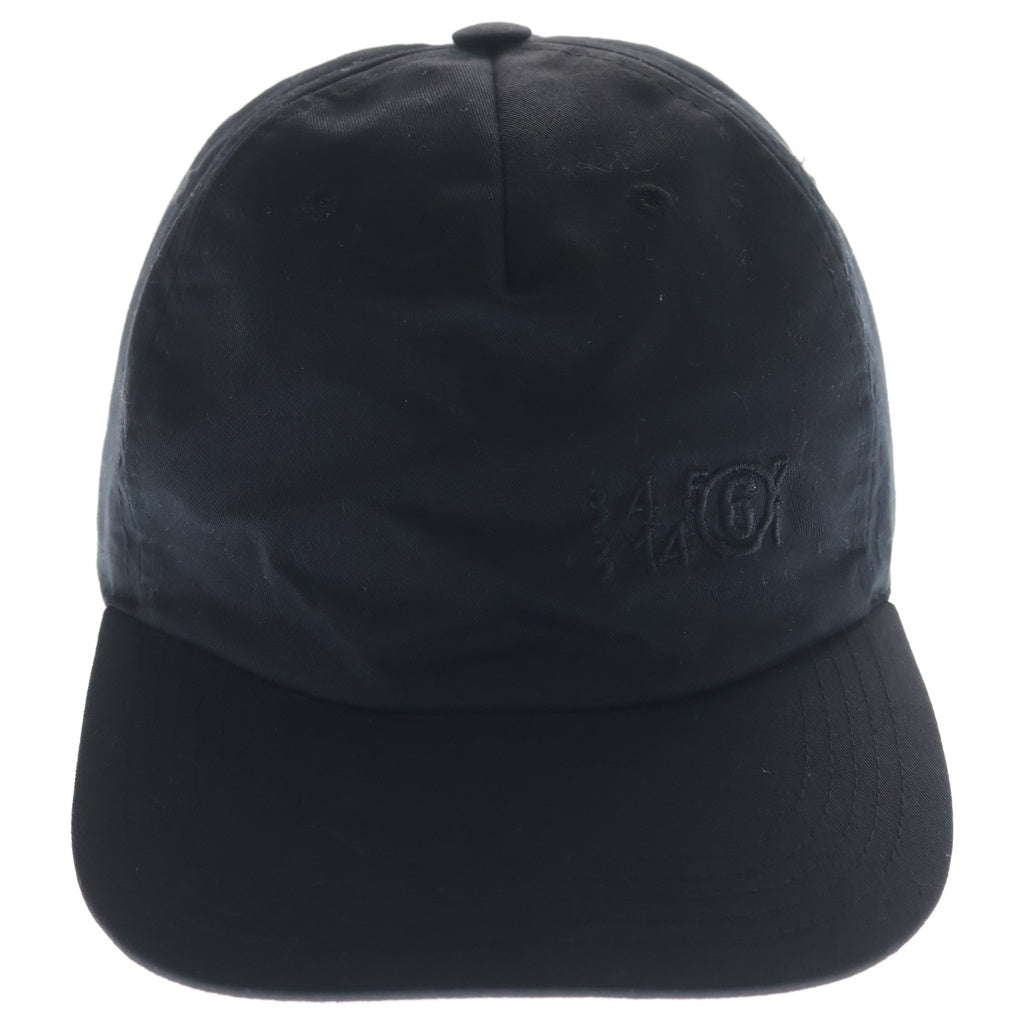 Maison Margiela(メゾンマルジェラ) MM6 キャップ ブラック コットン S52TC0037 レディース