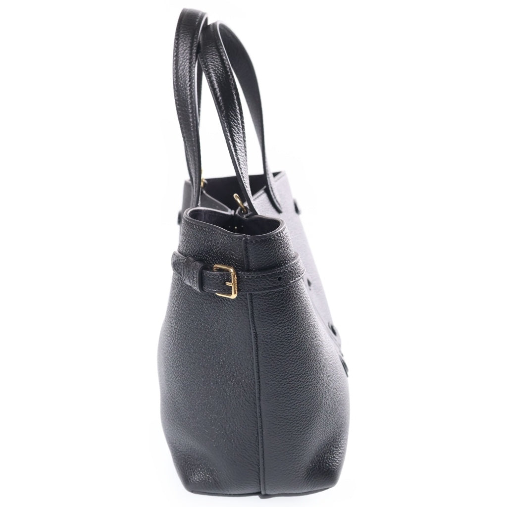 CELINE(セリーヌ) トリオンフ カバ アナイス ハンドバッグ ブラック レザー ゴールド金具 レディース