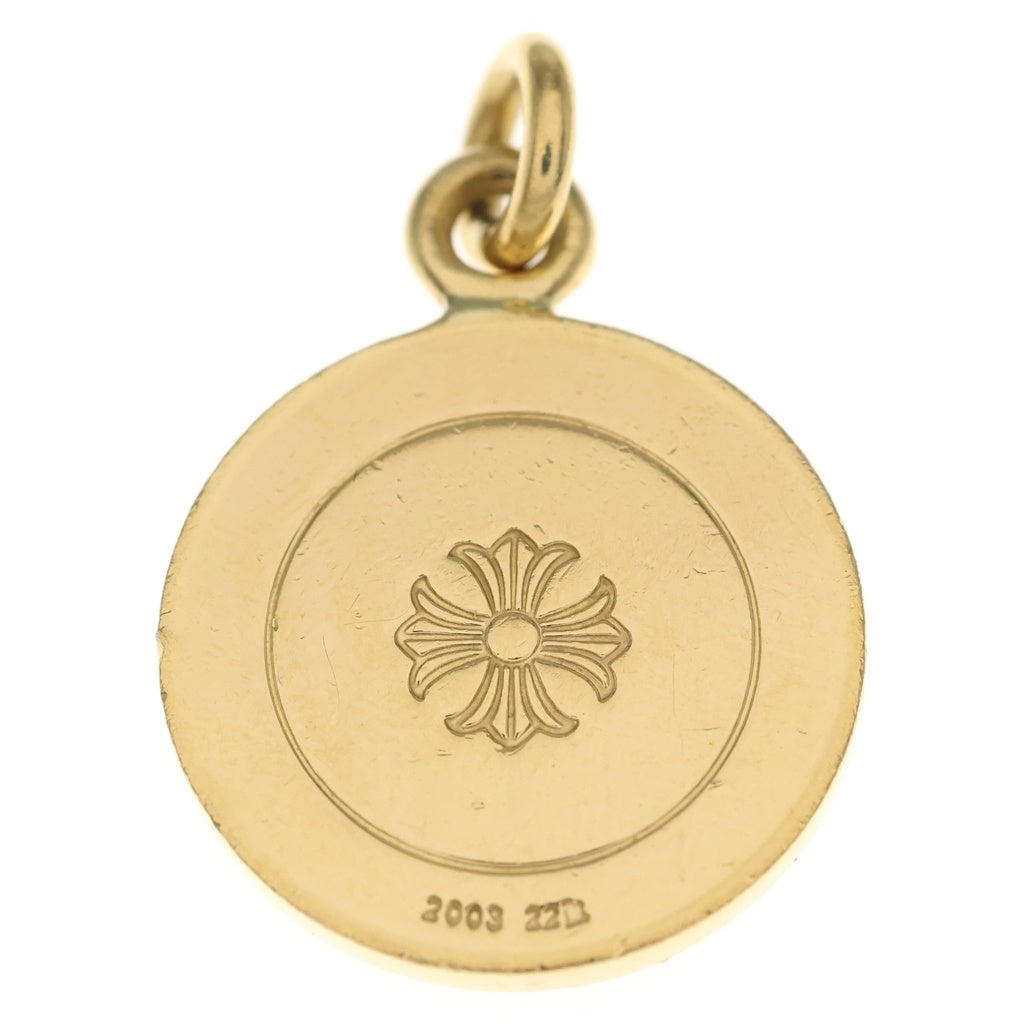 CHROME HEARTS(クロムハーツ) 22K ANGEL MEDAL 22K エンジェルメダル チャーム ネックレス トップ ゴールド