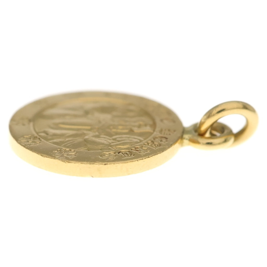 CHROME HEARTS(クロムハーツ) 22K ANGEL MEDAL 22K エンジェルメダル チャーム ネックレス トップ ゴールド