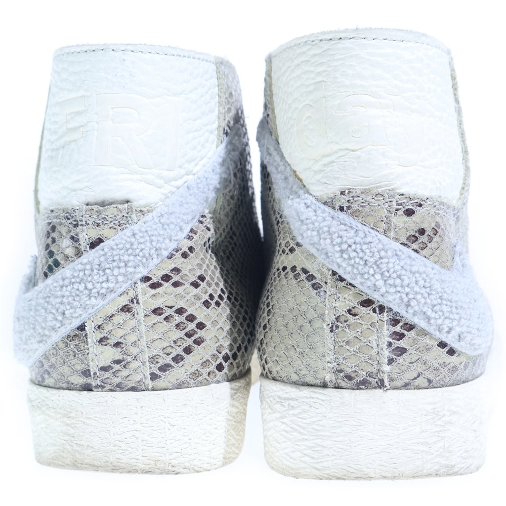 NIKE SB(ナイキエスビー) ×SOULLAND BLAZER MID QS SNAKESKIN ソウルランド ブレーザー スネークスキン ミッドカットスニーカー ベージュ US9/27cm CN4540-001