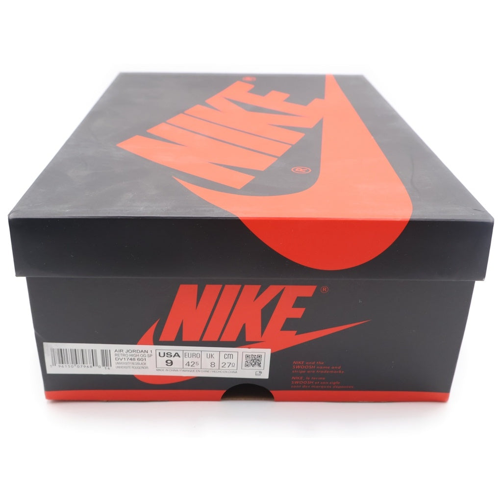 NIKE(ナイキ) AIR JORDAN 1 HIGH OG SP NEXT CHAPTER エアジョーダン1 ハイ OG SP ネクストチャプター ハイカットスニーカー ホワイト/レッド US9/27cm DV1748-601