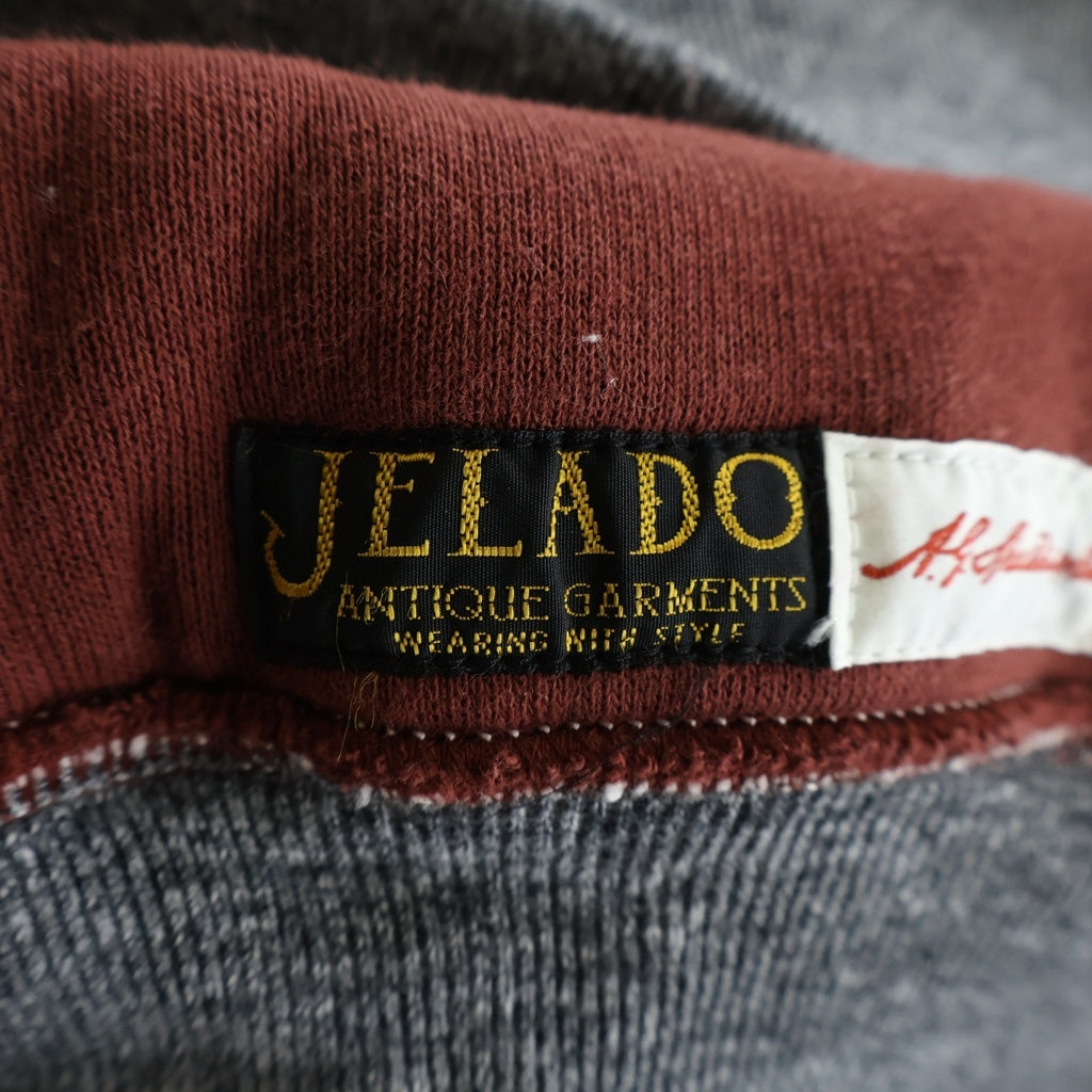 JELADO(ジェラード) ×A.G.SPALDING HOODED HOODIE ×エージースポルディング フーデッドフーディー プルオーバーパーカー グレー
