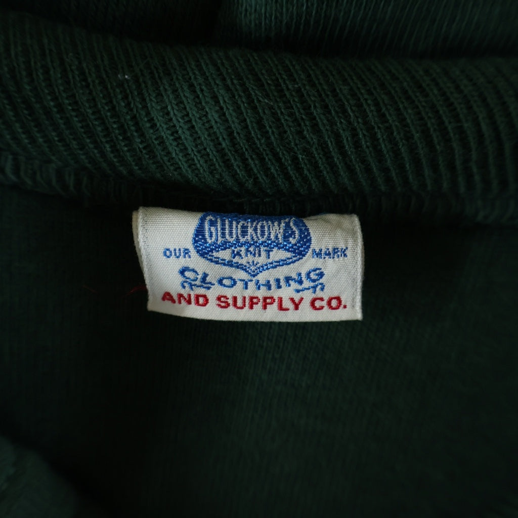 WAREHOUSE(ウェアハウス) JOHN GLUCKOW FRONT POCKET SWEATPARKA ジョングラッコー フロント ポケット スウエットパーカー グリーン