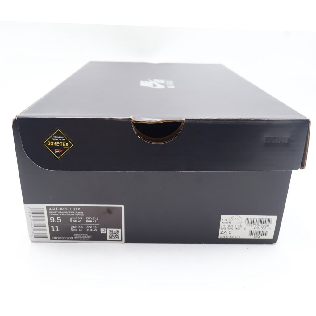 NIKE(ナイキ) AIR FORCE 1 LOW GORE-TEX DESERT ORANGE CK2630-800 エアフォース1 ゴアテックス ローカットスニーカー オレンジ US9.5/27.5cm