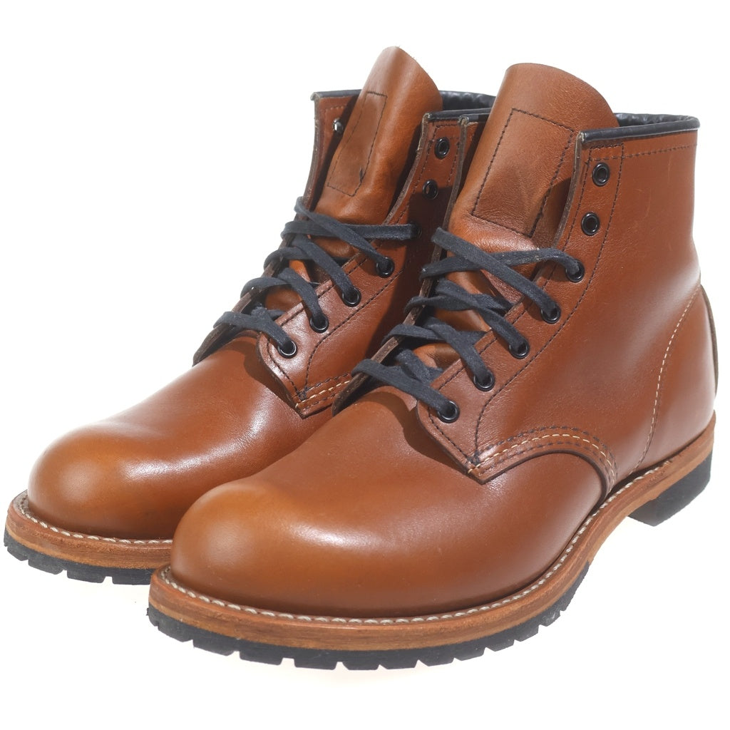 RED WING(レッド ウイング) BECKMAN BOOT ベックマン レースアップ ブーツ ブラウン US8.5/26.5cm 9416