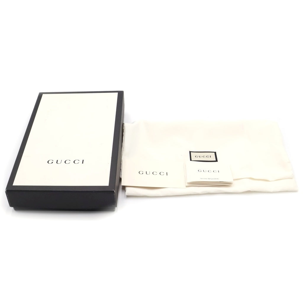 GUCCI(グッチ) GGキャンバス ロングウォレット 長財布 ブラック 522147