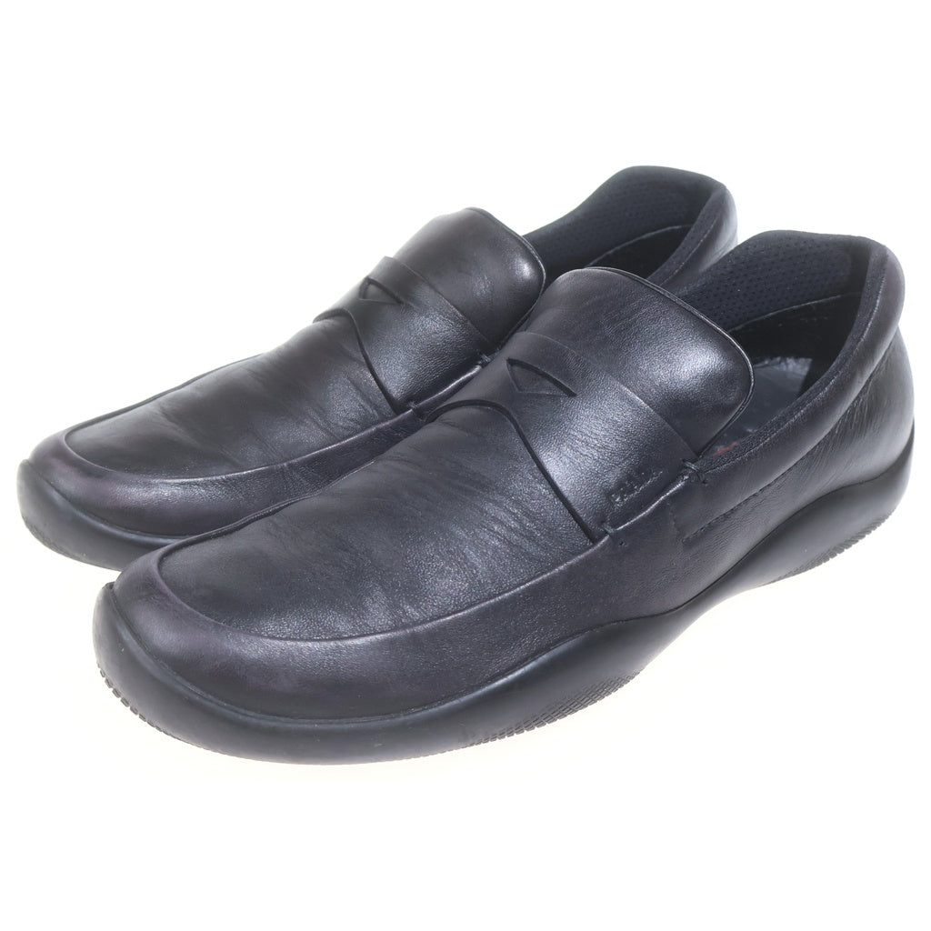 PRADA SPORT(プラダ スポーツ) CALZATURE UOMO レザースニーカー ブラック 4D1102