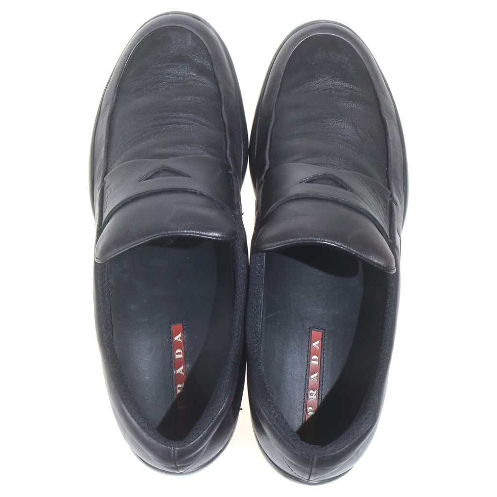 PRADA SPORT(プラダ スポーツ) CALZATURE UOMO レザースニーカー ブラック 4D1102