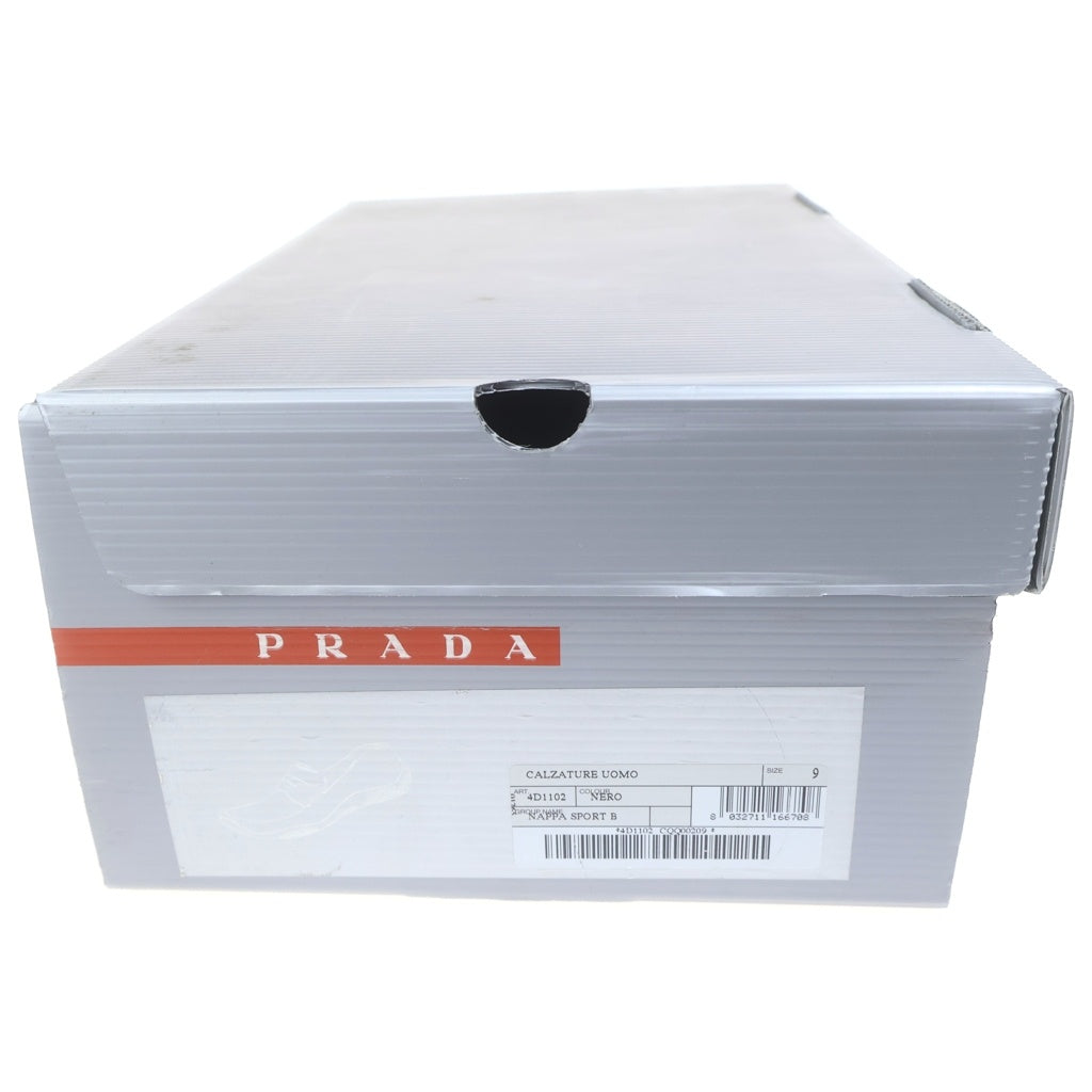 PRADA SPORT(プラダ スポーツ) CALZATURE UOMO レザースニーカー ブラック 4D1102