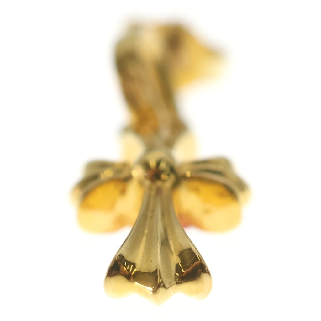 CHROME HEARTS(クロムハーツ) 22K BBY F PPRCHN P/DIA ベイビーファットクロス ドロップピアス PAVEダイヤ ゴールド BCA018