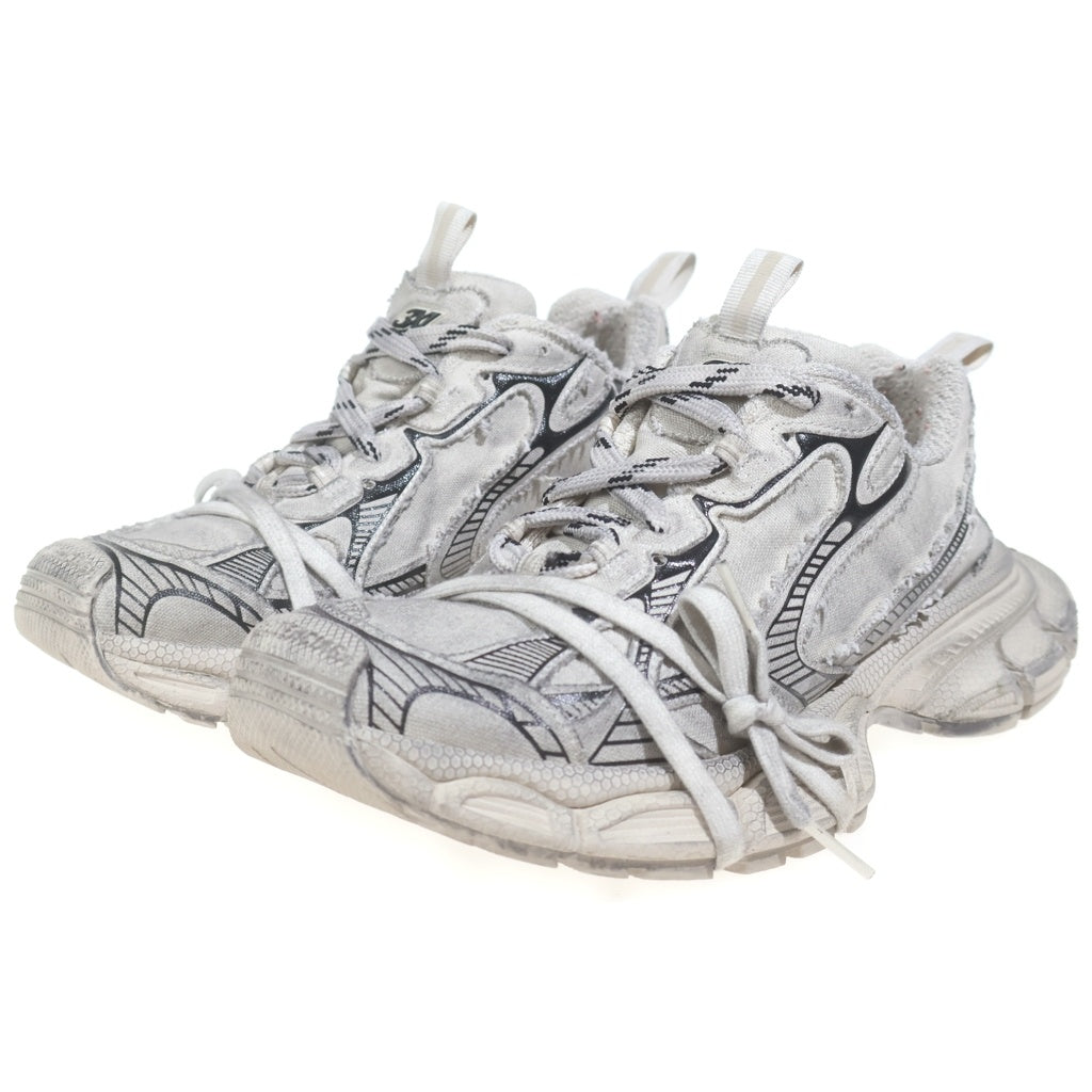BALENCIAGA(バレンシアガ) 3XL SNEAKER スリーエックスエル ユーズド加工 メッシュ ローカットスニーカー グレー 734734