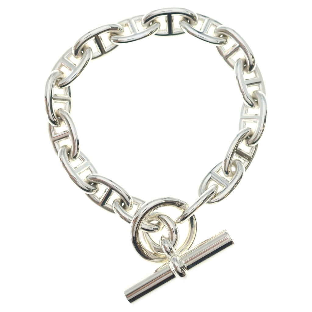 HERMES(エルメス) Chaine d'Ancre MM シェーヌダンクルMM 15コマ チェーン ブレスレット シルバー レディース