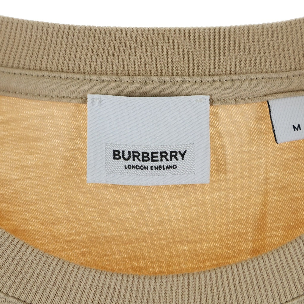 BURBERRY(バーバリー) TB刺繍 クルーネック 半袖Tシャツ カットソー ベージュ 8053424