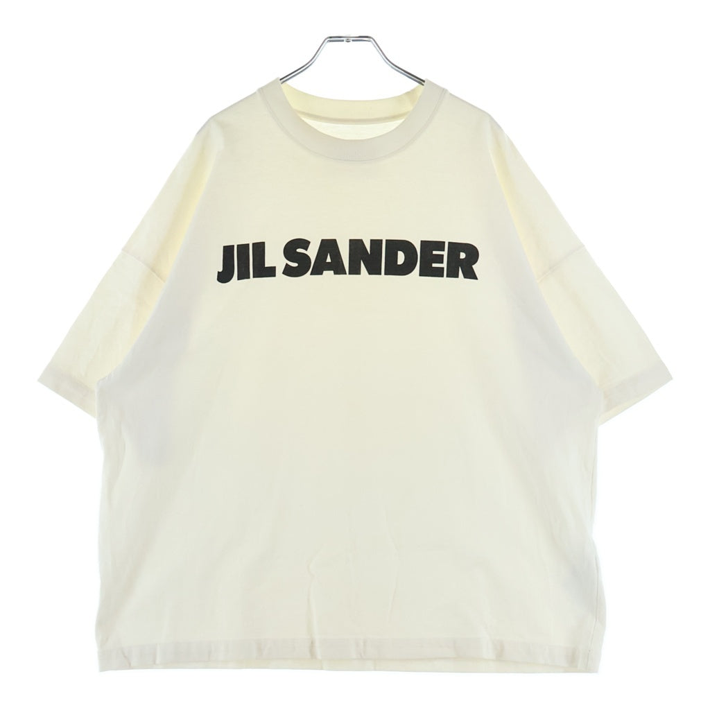 JIL SANDER(ジルサンダー) 23SS フロントロゴ クルーネック 半袖Tシャツ ホワイト J21GC0001