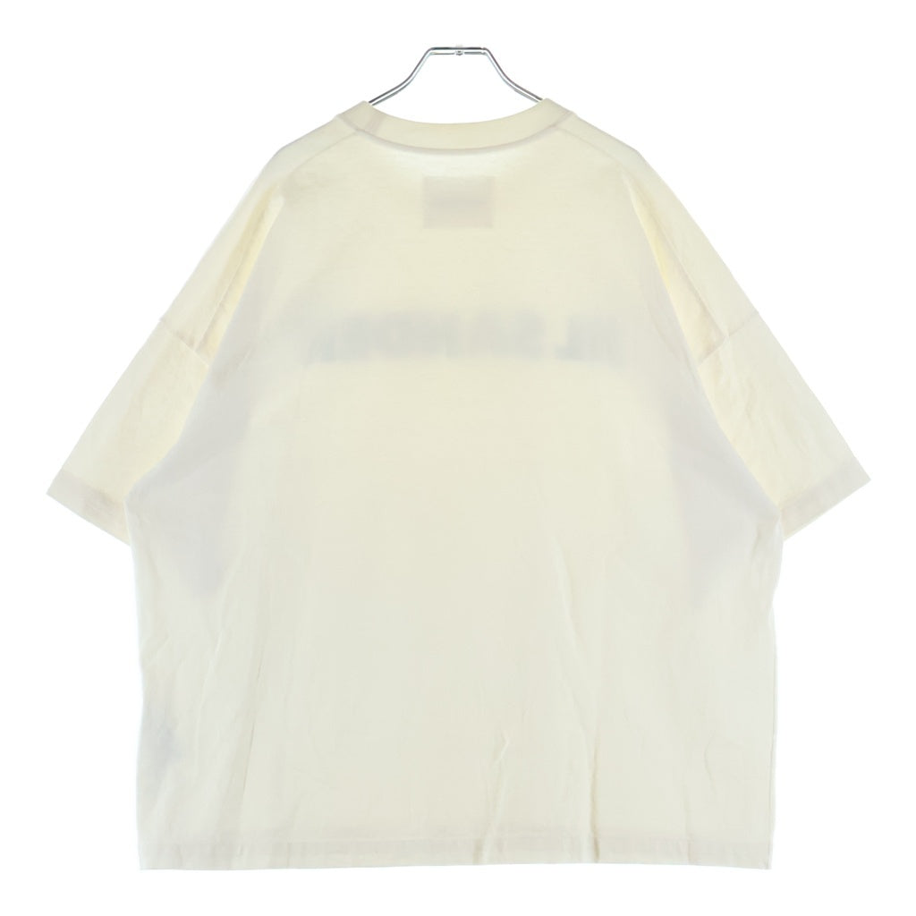 JIL SANDER(ジルサンダー) 23SS フロントロゴ クルーネック 半袖Tシャツ ホワイト J21GC0001